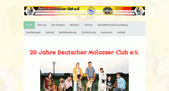 Desktop Screenshot of molosserclub.net